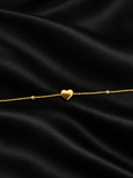 Golden Charming Heart Bracelet