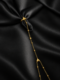 Golden Heart Hand Chain Bracelet